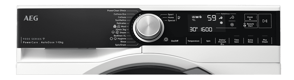 AEG 10 kg Front Load Washing Machine features